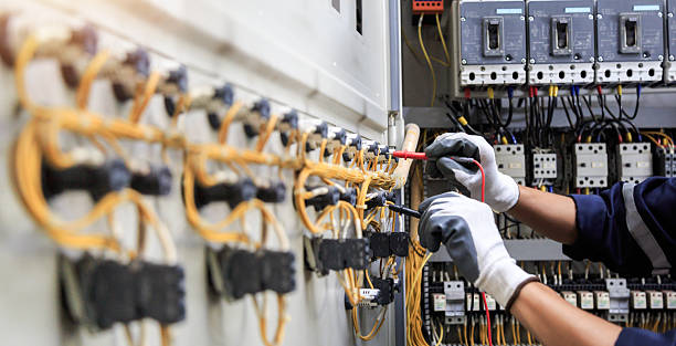 Professional Electrician technician working in Fort Bliss, TX